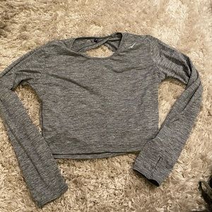 Nikki Blackketter x Gymshark Grey Cropped S